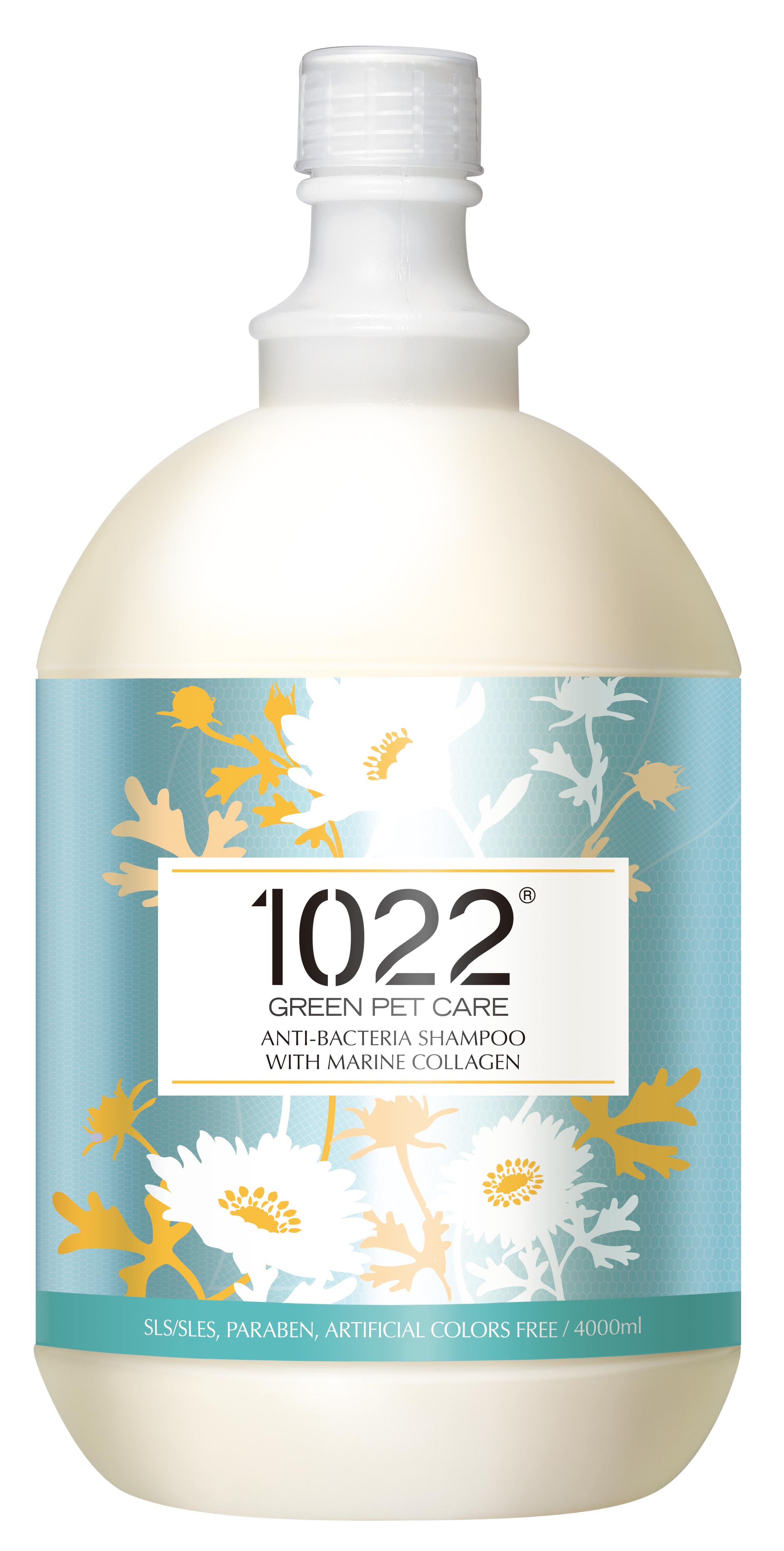 1022® Green Pet Care Marine Collagen Dog Shampoo (Anti-Bacteria), 4L