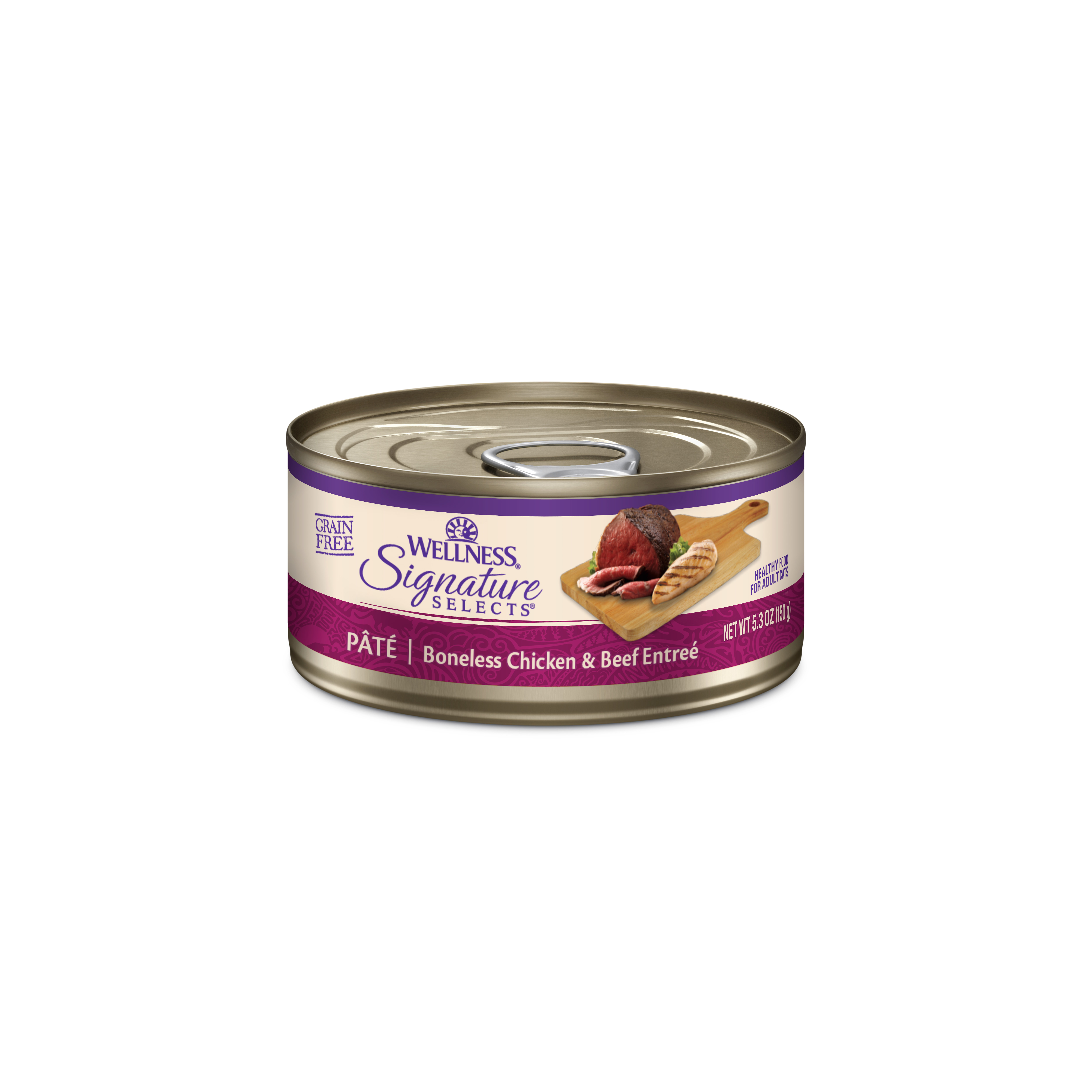 [BIG CAN 5.3 oz] Wellness CORE Signature Selects Paté Boneless Chicken & Beef Entrée Wet Cat Food