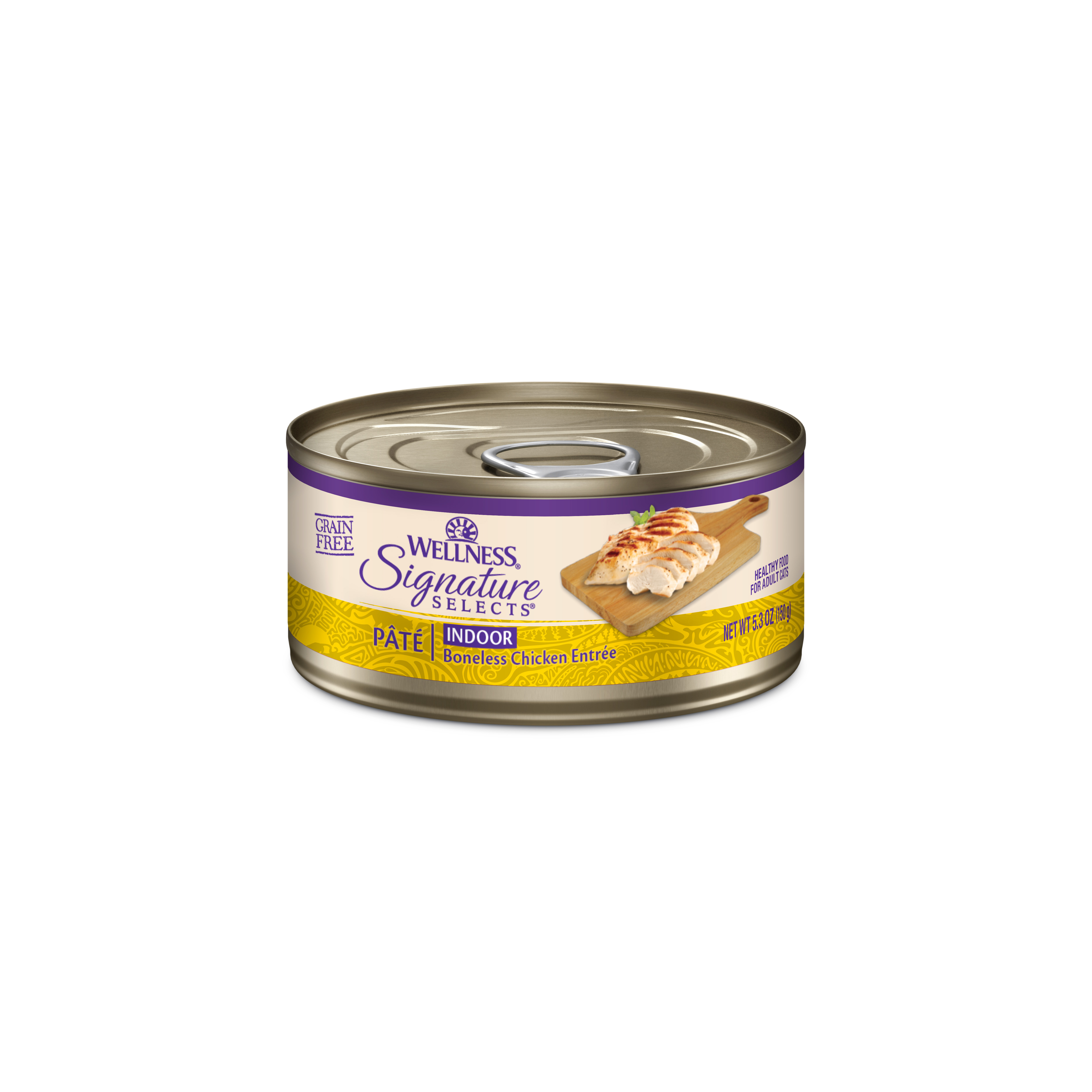 [BIG CAN 5.3 oz] Wellness CORE Signature Selects Paté Indoor Boneless Chicken Entrée Wet Cat Food